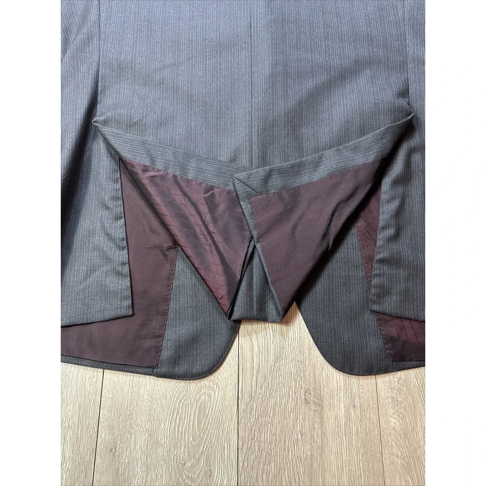 46L Ermenegildo Zegna 15 Milmil 15 Sport Coat Blazer Jacket Men's Gray Saks‎